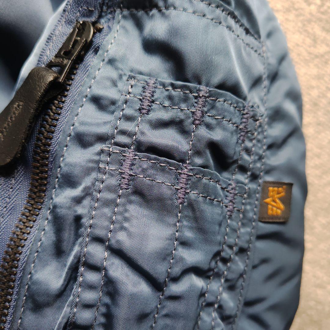 k*u様 アメリカ製　ALPHA　B-１５C　ネイビー 　サイズS