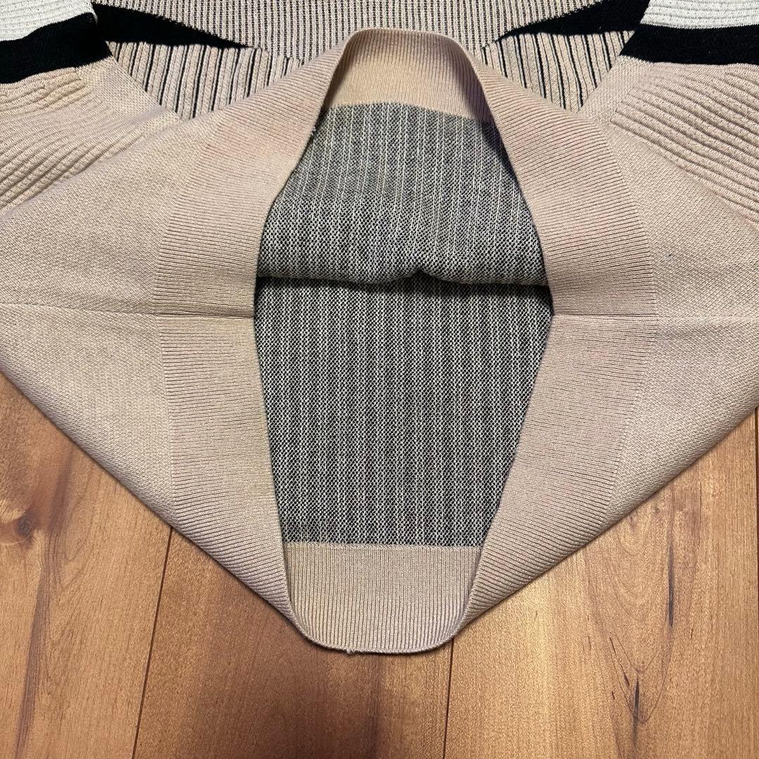 モックネック　ビックシルエット　長袖　ニット　裏起毛スカート　セットアップ　秋冬