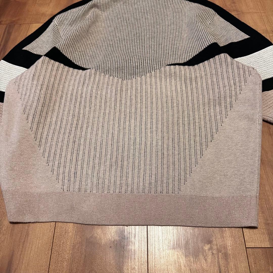 モックネック　ビックシルエット　長袖　ニット　裏起毛スカート　セットアップ　秋冬