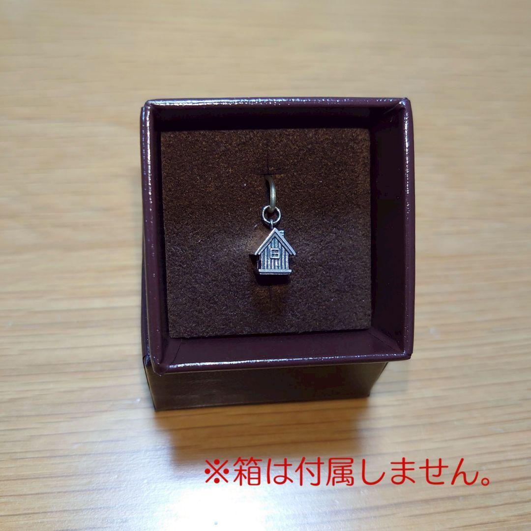 agate シルバーピアスチャーム（片耳用）(ログハウス)