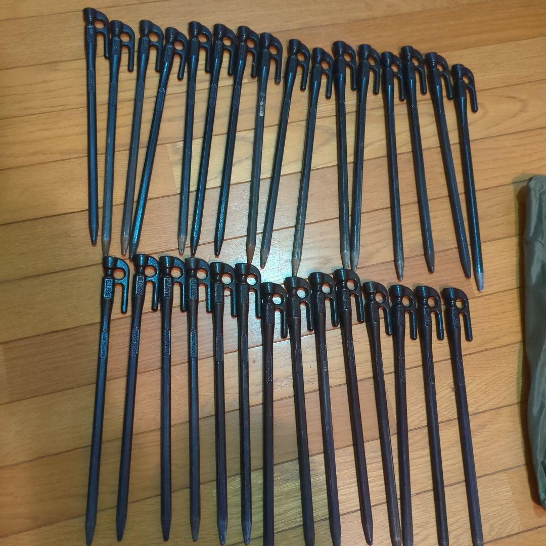 エリッゼステーク 28cm 30本セット 鍛造ペグ　バラ売り可能