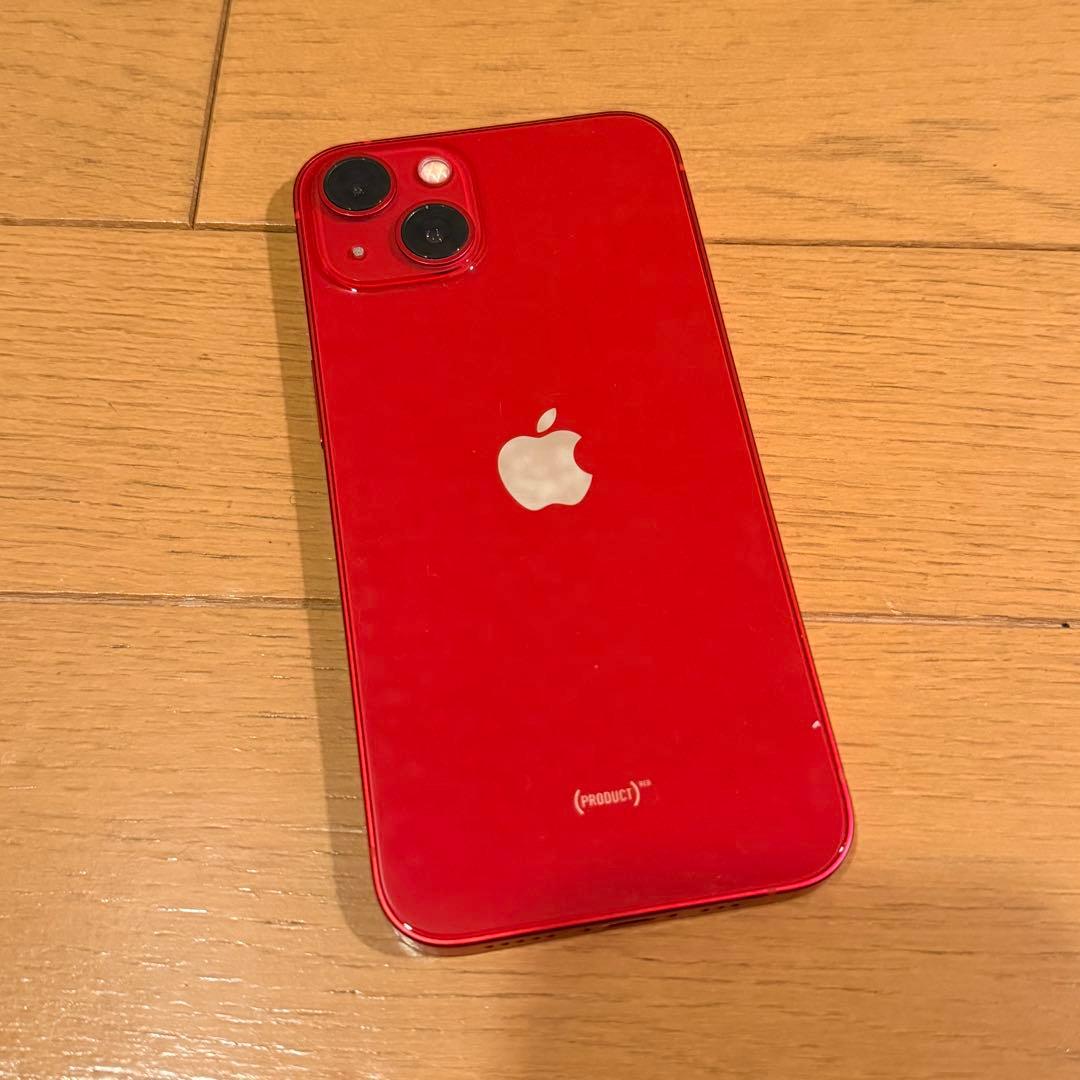【美品】iPhone 13 256GB SIMフリー Red 箱充電コード付き