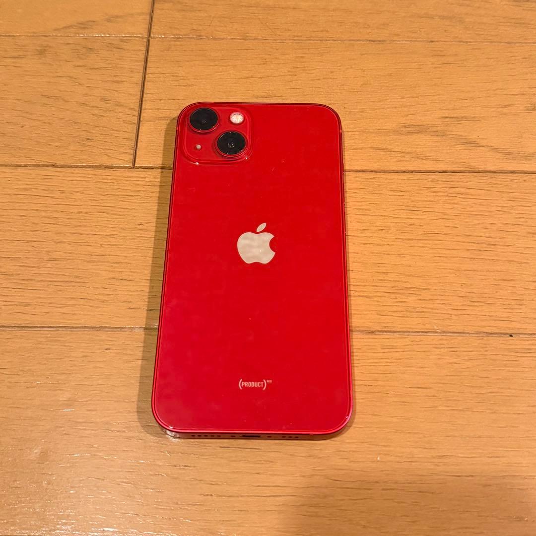 【美品】iPhone 13 256GB SIMフリー Red 箱充電コード付き