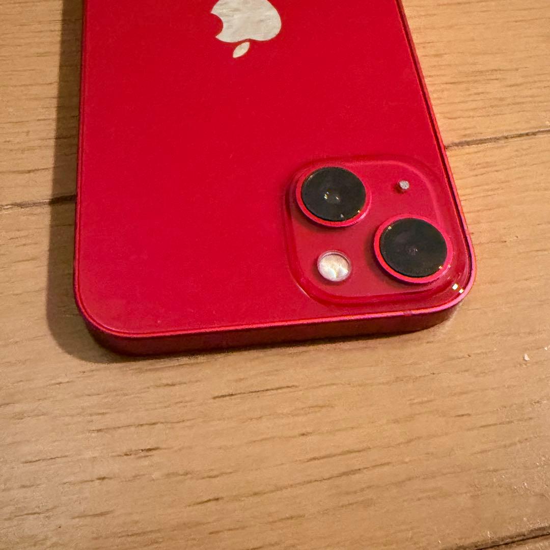 【美品】iPhone 13 256GB SIMフリー Red 箱充電コード付き