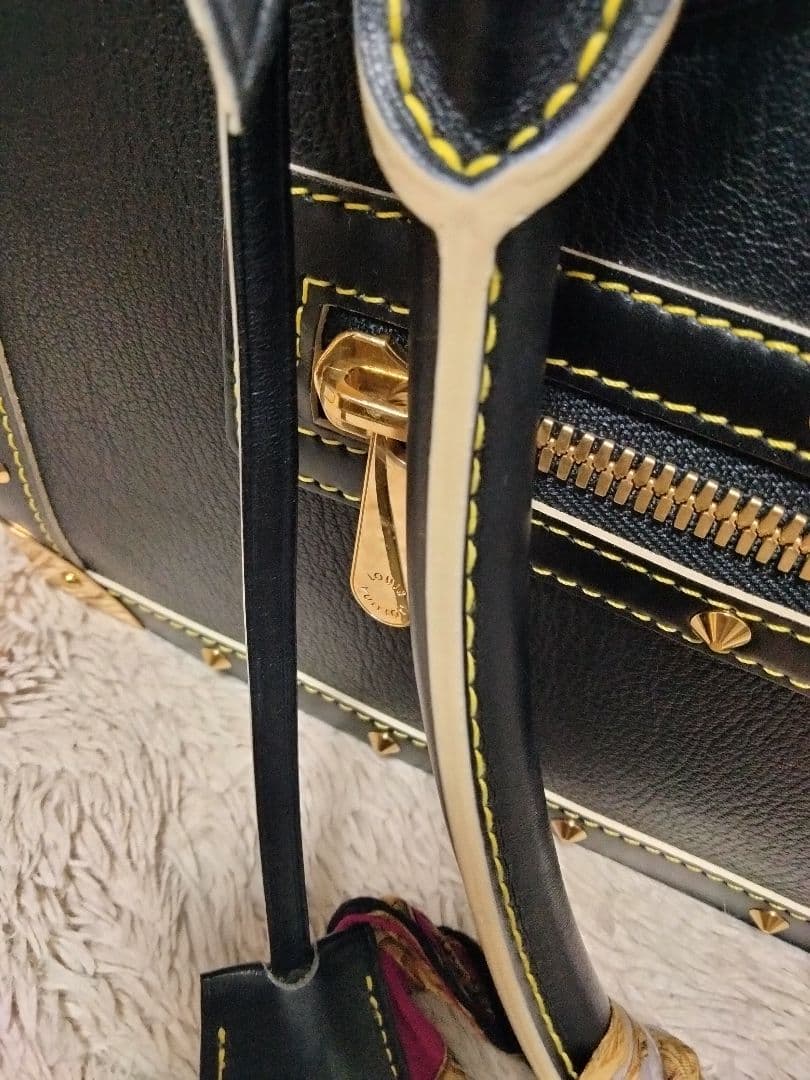 きんです　ルイヴィトン　スハリ　ファビユロー　黒　美品