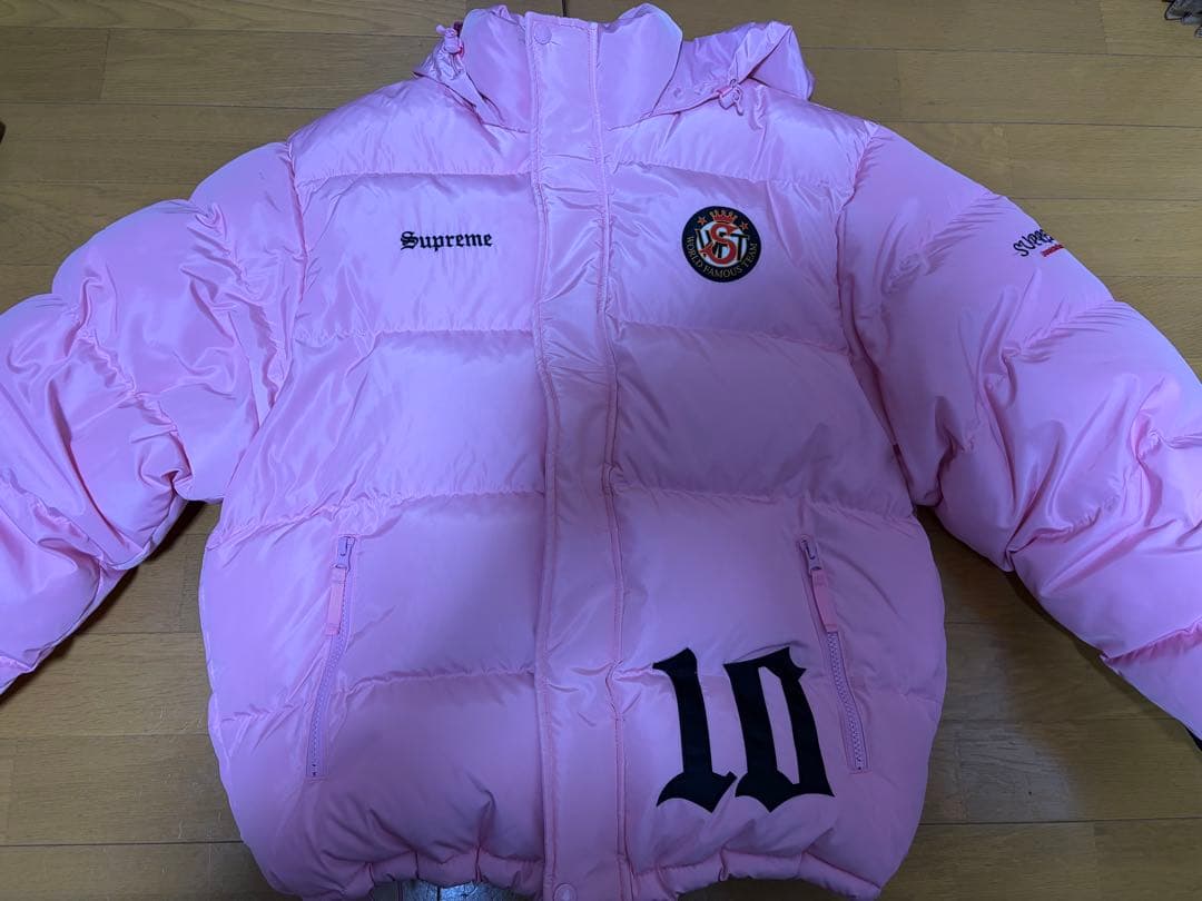 Supreme UMBROピンク ダウンジャケット希少Sサイズ