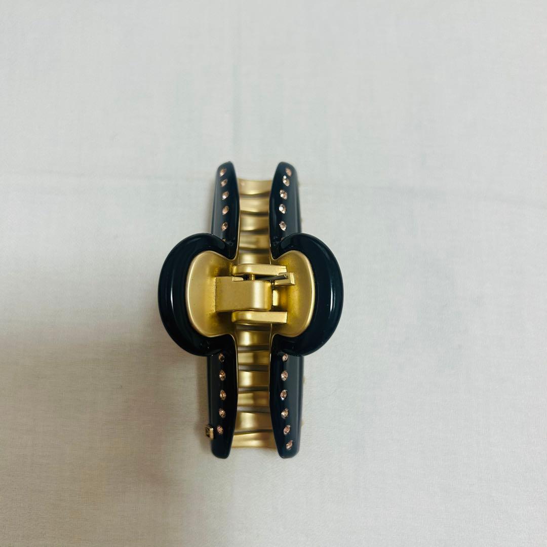 《値下げ！》【匿名配送】美品　アレクサンドル ドゥ パリ ヘアクリップ　黒　M