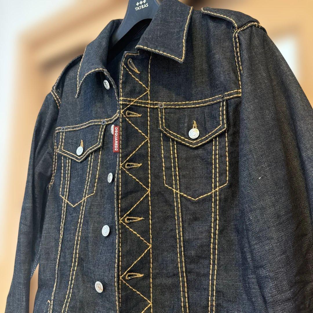 DSQUARED2 ダークデニムハーフコート48