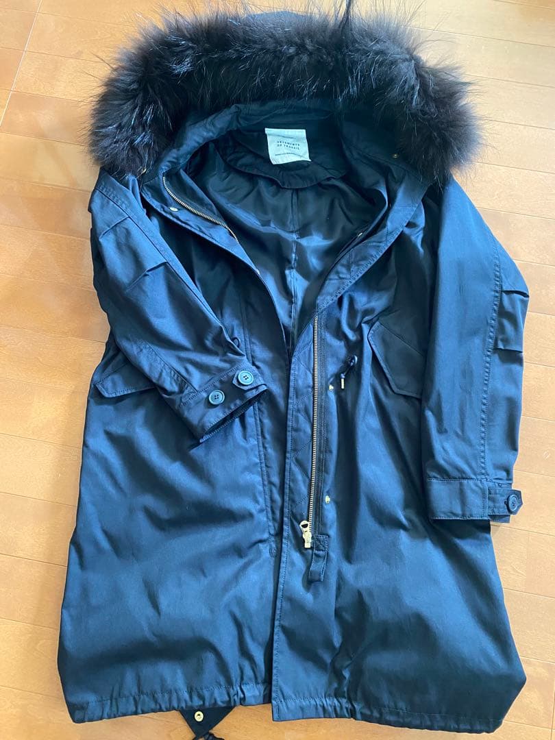 IENA ネイビー モッズコート 34