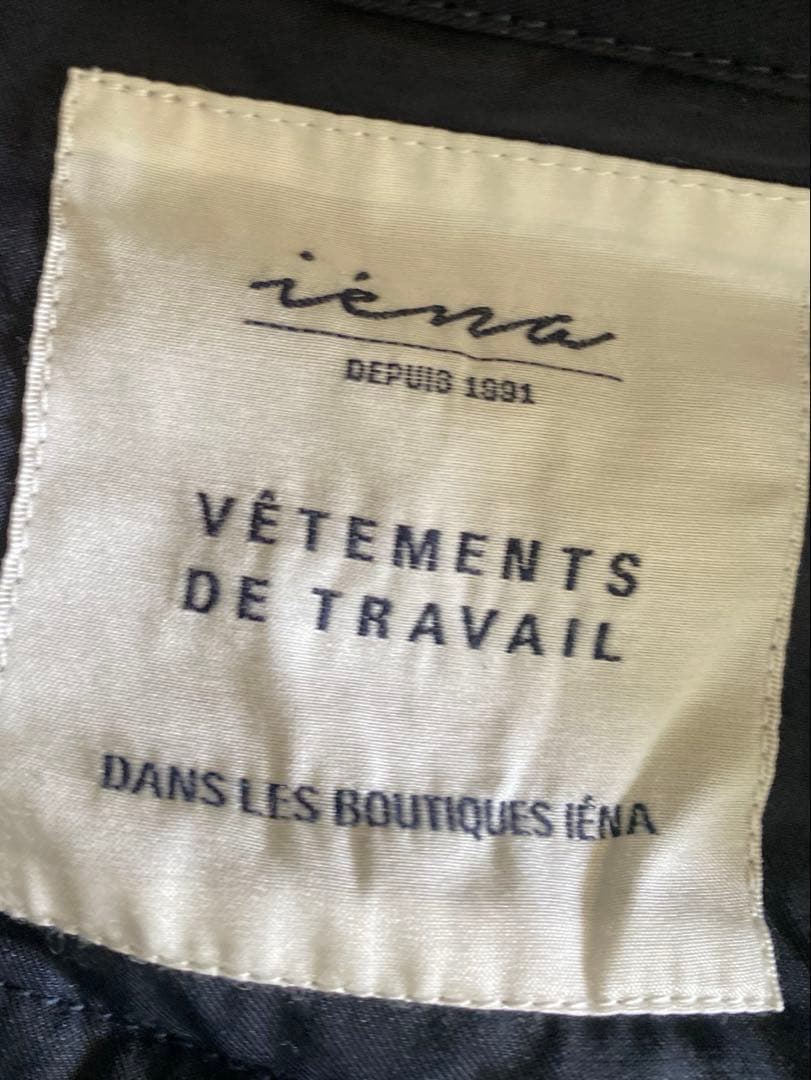 IENA ネイビー モッズコート 34