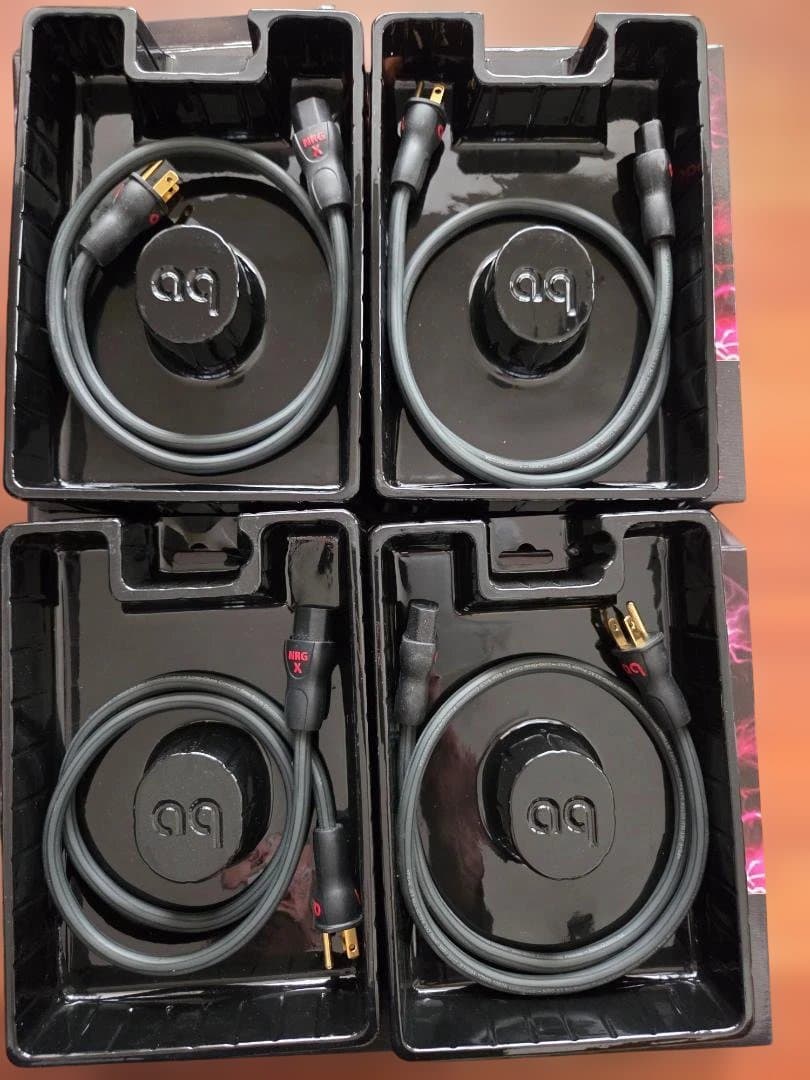 AudioQuest NRG-X3 3ft(0.9m) 電源ケーブル 4本セット