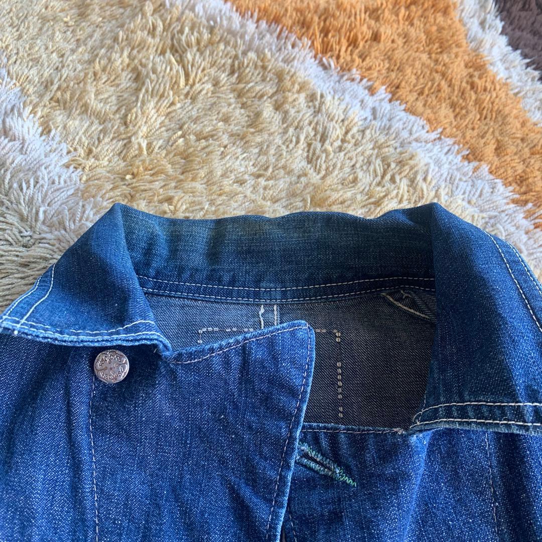 大戦 oshkosh オシュコシュ　カバーオール　濃紺2ポケ　40's