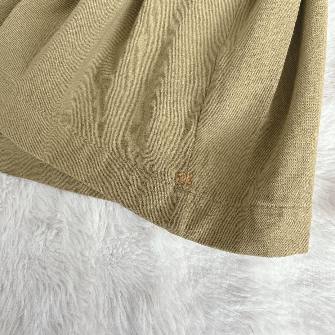 45R★コットン　フリル　ブラウス　カットソー　長袖