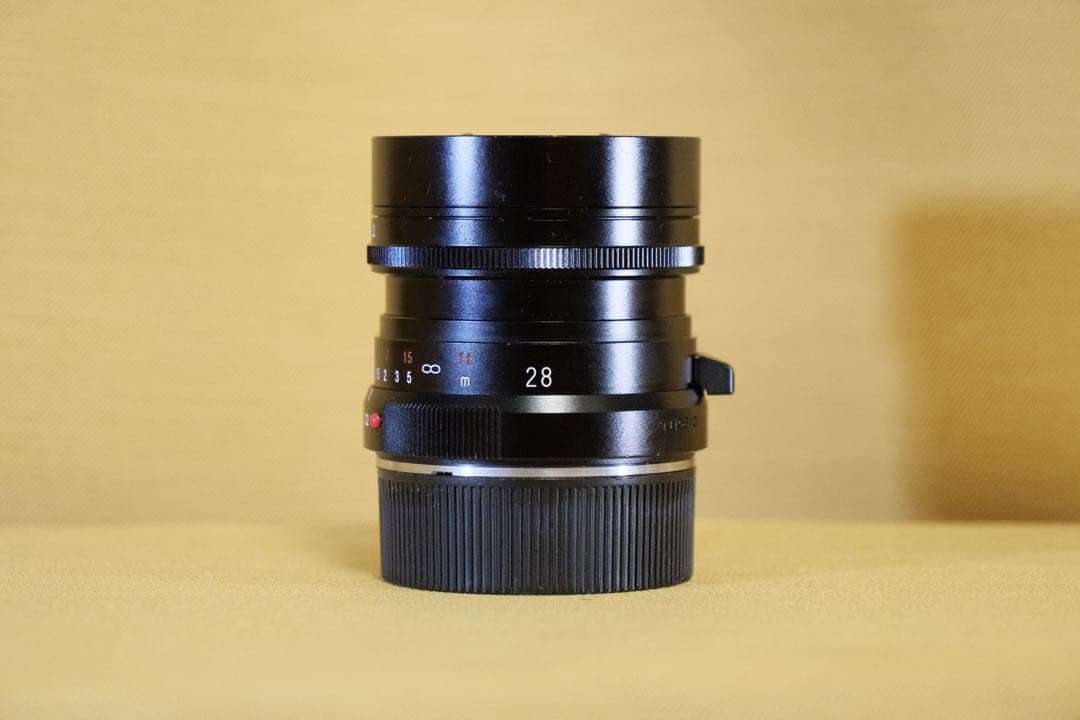 Voigtlander Ultron 28mm f2 vmマウント フード付き