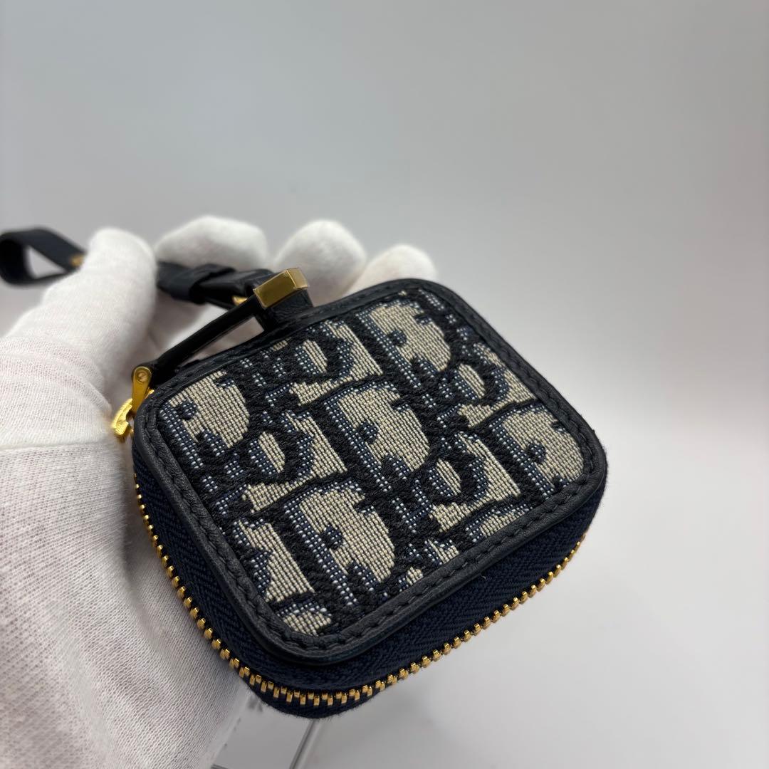 Christian Dior airpods pro ケース　ネイビー　総柄