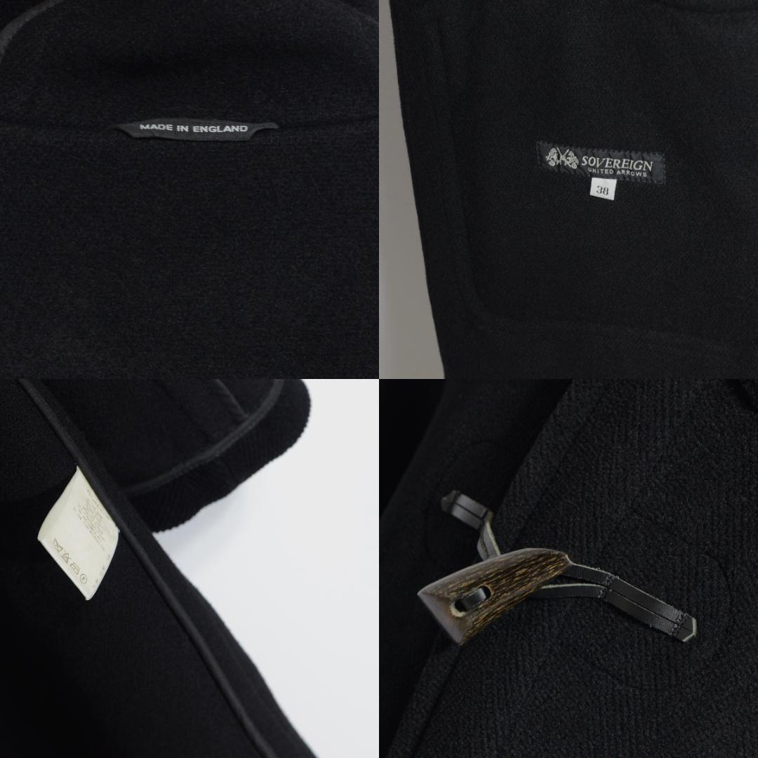 超極上品 INVERTERE製 ムーアブルック ダッフルコート ブラック 38