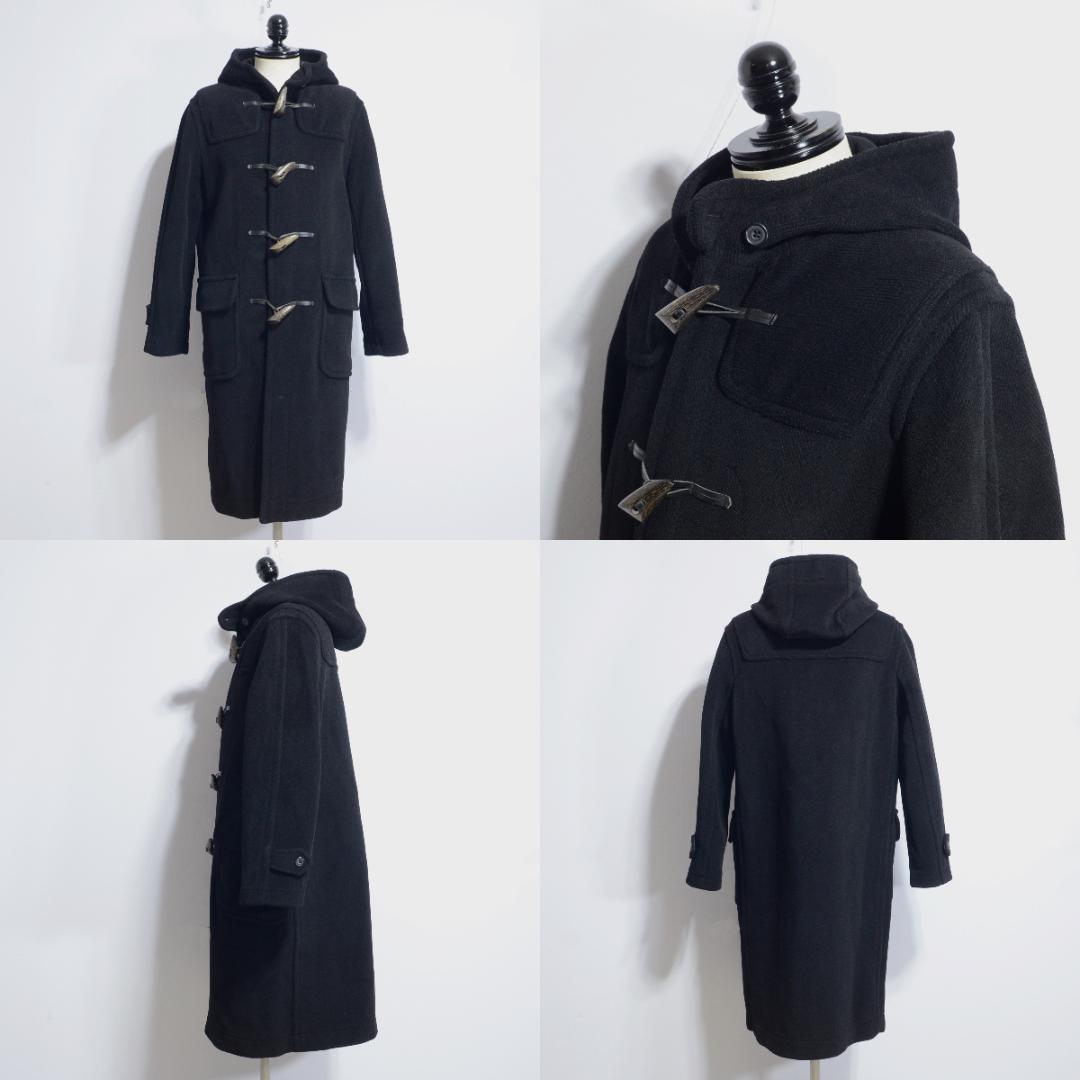 超極上品 INVERTERE製 ムーアブルック ダッフルコート ブラック 38