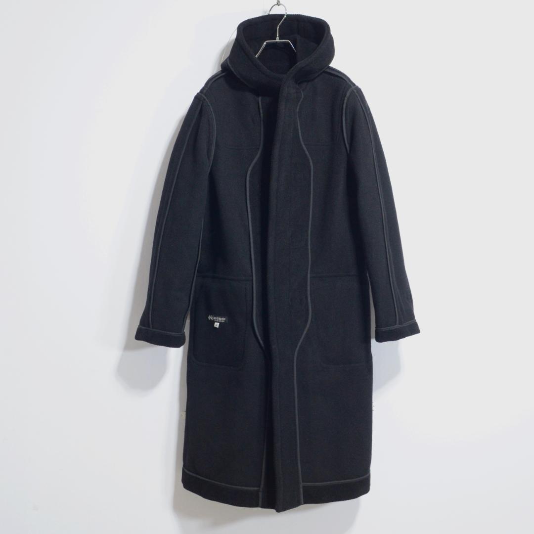 超極上品 INVERTERE製 ムーアブルック ダッフルコート ブラック 38