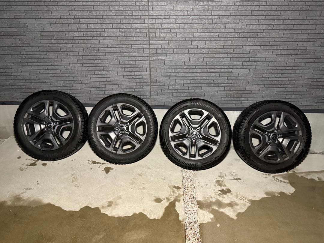 RAV4アドベンチャー純正ホイール＆ブリザック19インチタイヤ＆タイヤチェーン