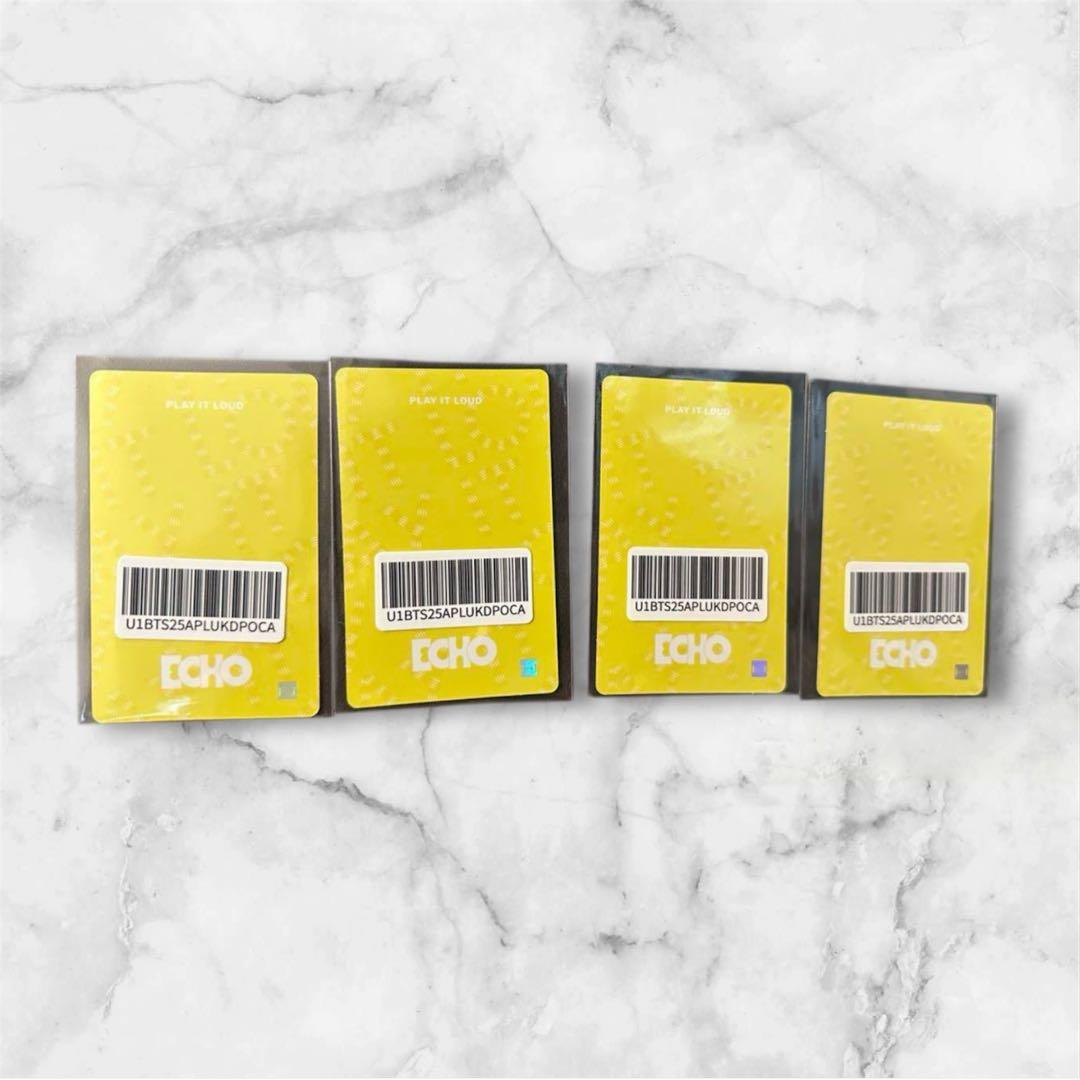 BTS JINジン echo weverse 韓国 ラキドロ トレカ 4枚