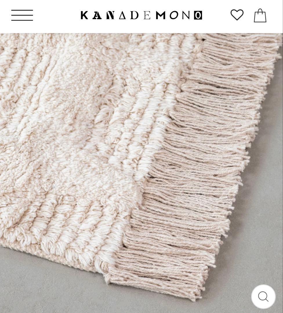 KANADEMONO ラグ Gridlines Blend Rug