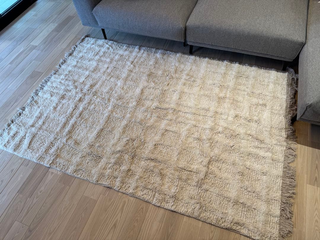KANADEMONO ラグ Gridlines Blend Rug