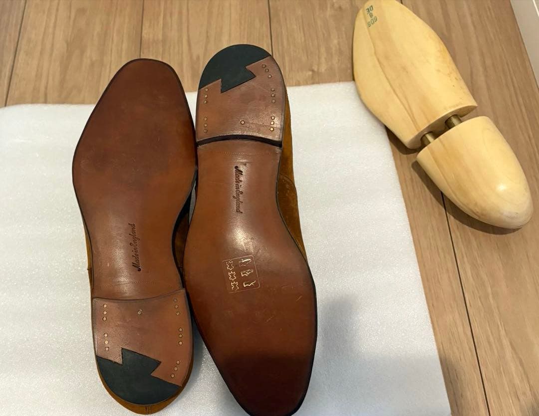 EDWARD GREEN ブラウン スエード ドレスシューズ