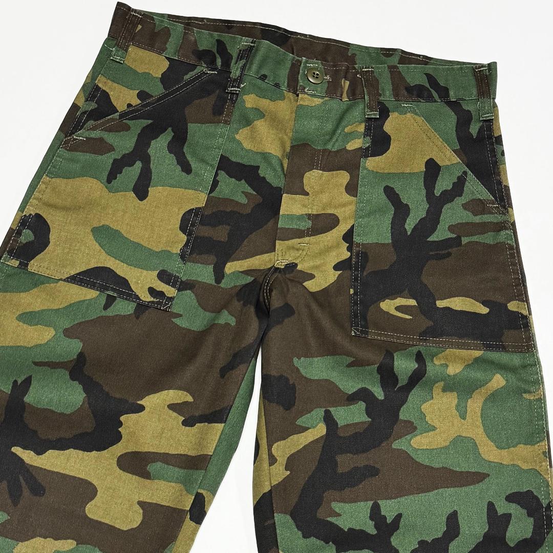 ■GUNG HO/ガンホー ウッドランドカモフラージュベイカーパンツW32美品■