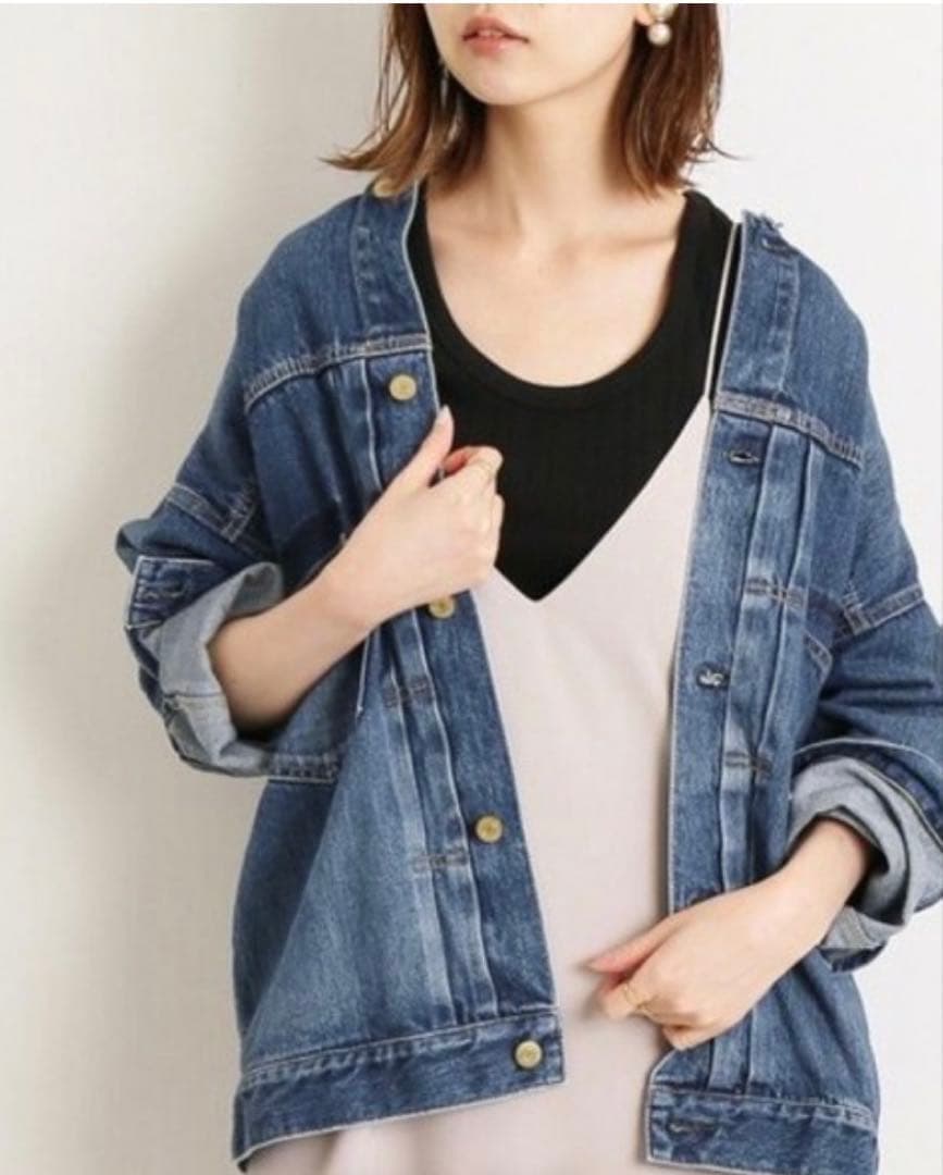 IENA イエナ リメイクルーズデニムブルゾン