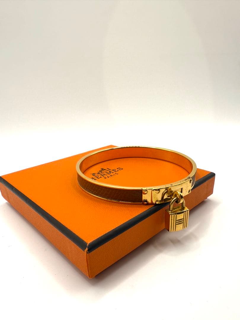HERMES ケリー バングル ブラウン