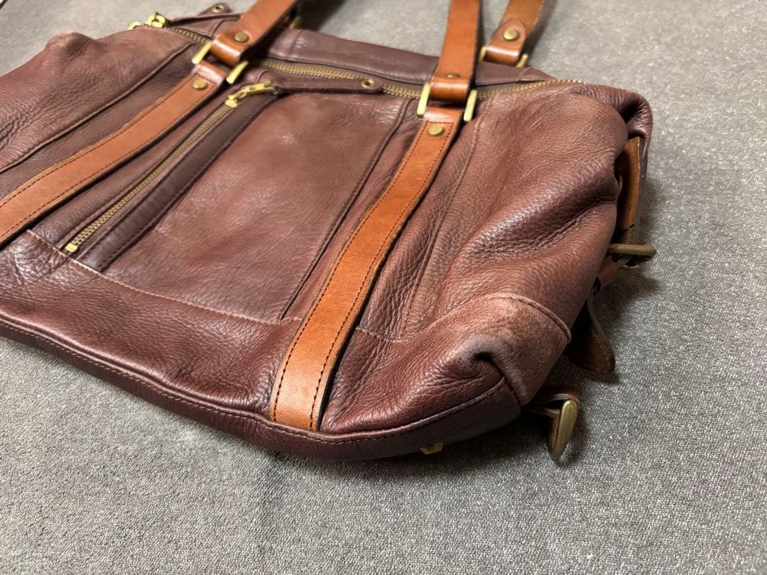 バッグ MASTER-PIECE leather mini boston bag