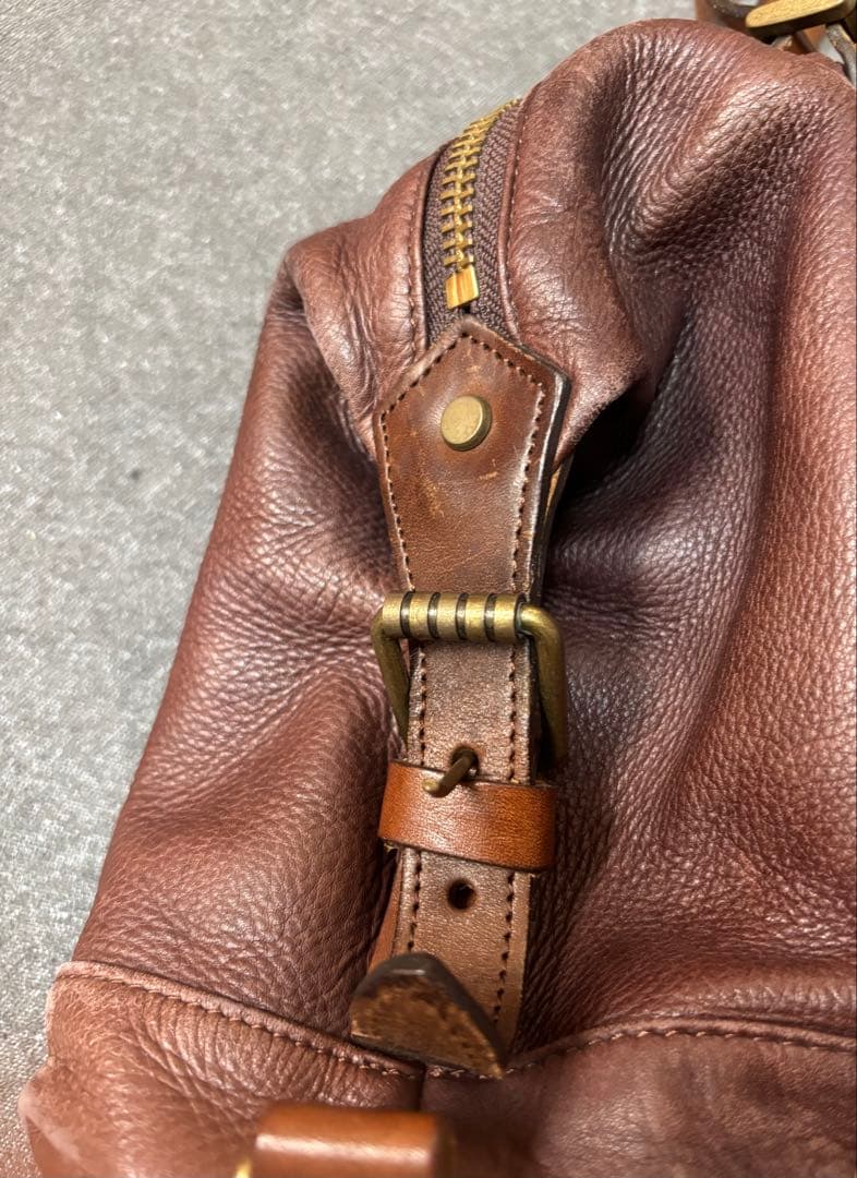 バッグ MASTER-PIECE leather mini boston bag