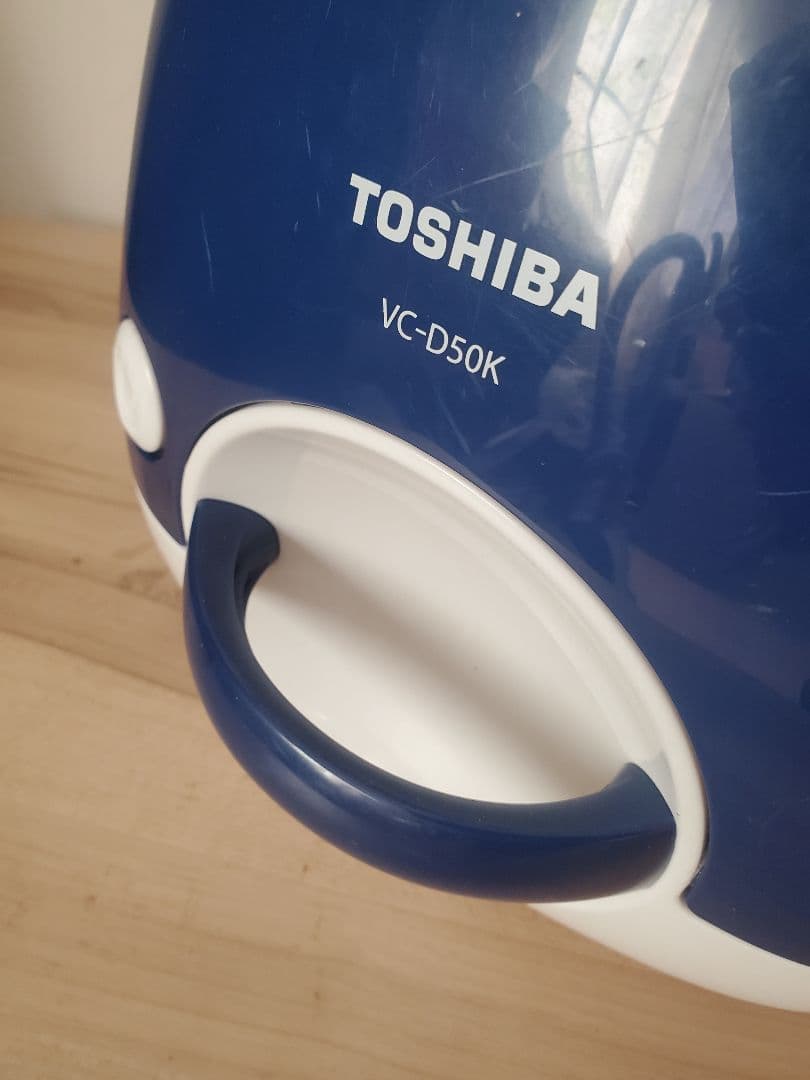 東芝 掃除機 紙パック式 クリーナー VC-D50K-L 2019年製 ブルー