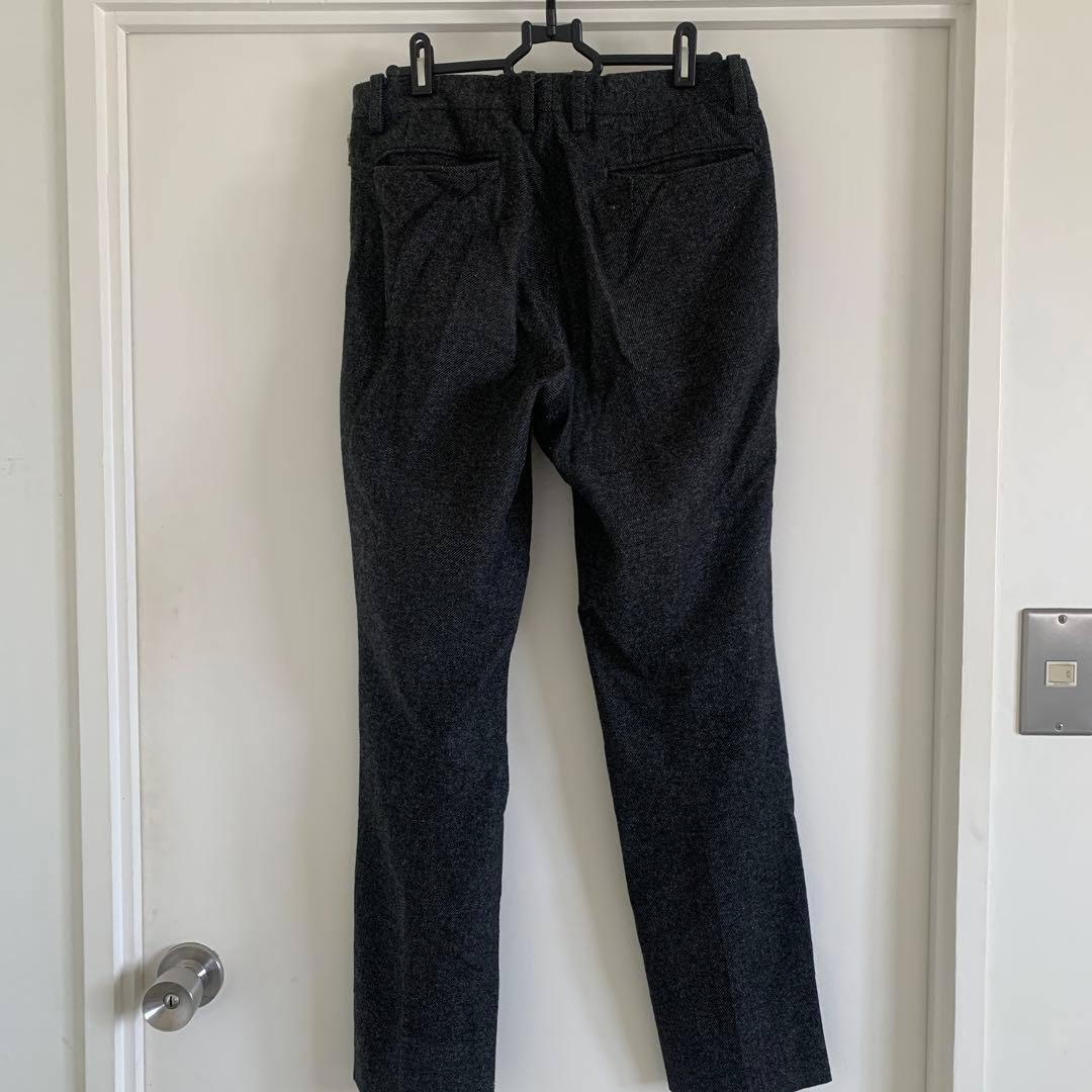 ジュンハシモト　TWEED 17cm PANTS CHARCOAL 3
