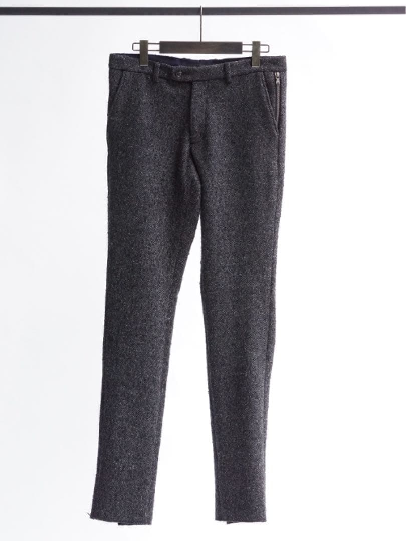 ジュンハシモト　TWEED 17cm PANTS CHARCOAL 3
