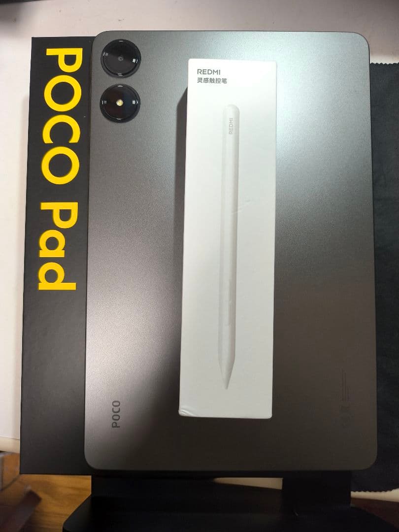 値下げ可能　POCO Pad シルバー スタイラスペン付き
