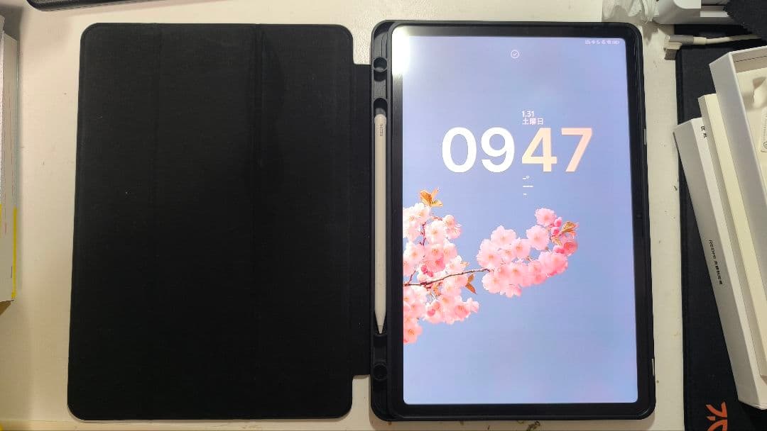 値下げ可能　POCO Pad シルバー スタイラスペン付き