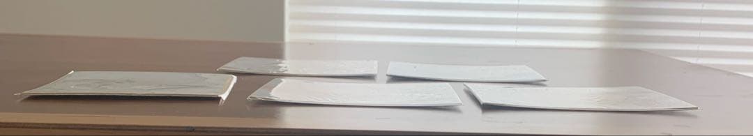 鬼滅の刃 遊郭編 複製ミニ色紙 竈門炭治郎 我妻善逸　嘴平伊之助　宇髄天元