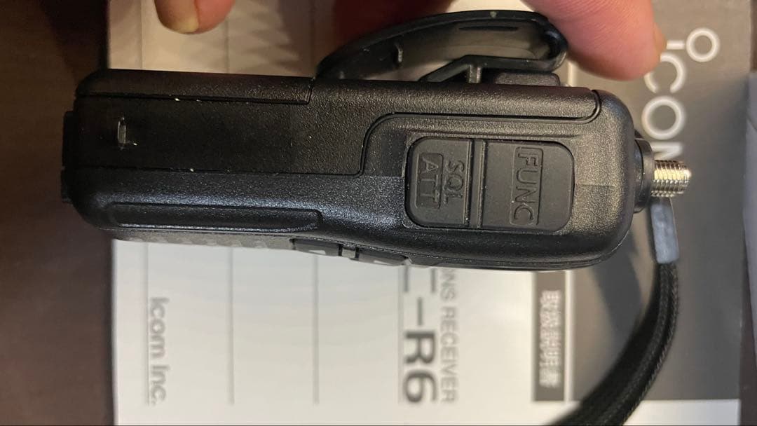 【新品同様】Icom IC-R6 受信機【他社アンテナ】アイコム