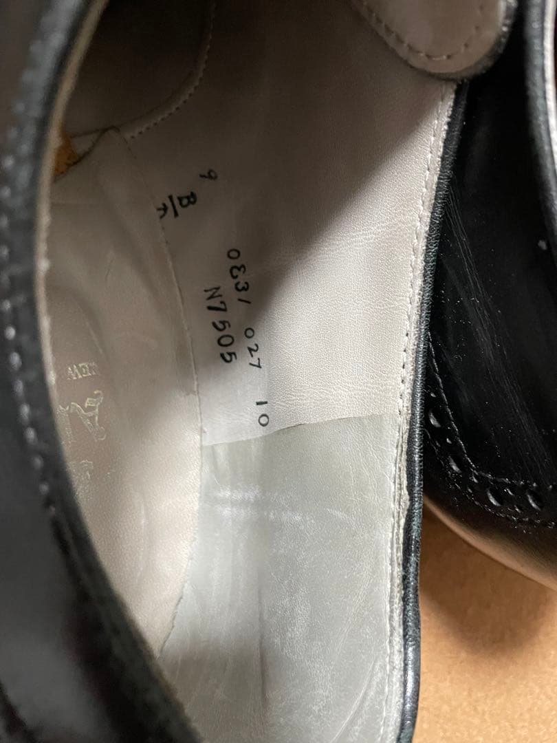 w*2様 レア★オールデン★モディファイドラスト★レザーシューズ★黒US9