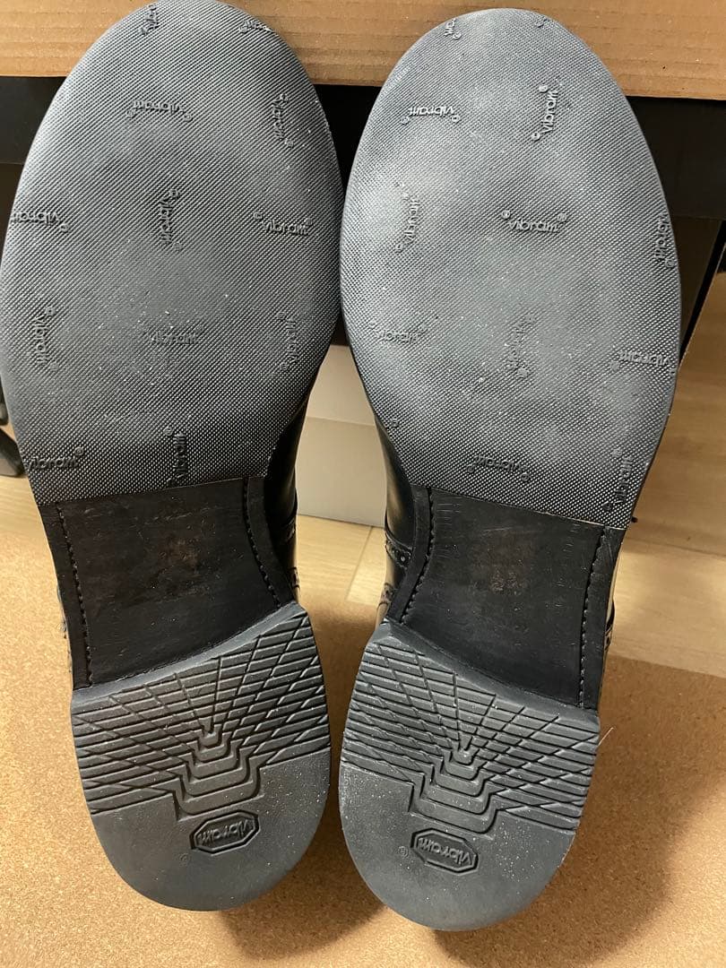 w*2様 レア★オールデン★モディファイドラスト★レザーシューズ★黒US9