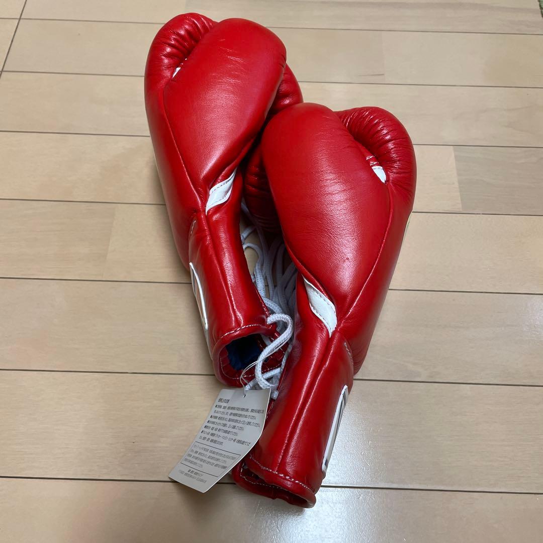 新品即日発送 ウイニング 8オンスグローブ レッド 牛皮革製 MS-200