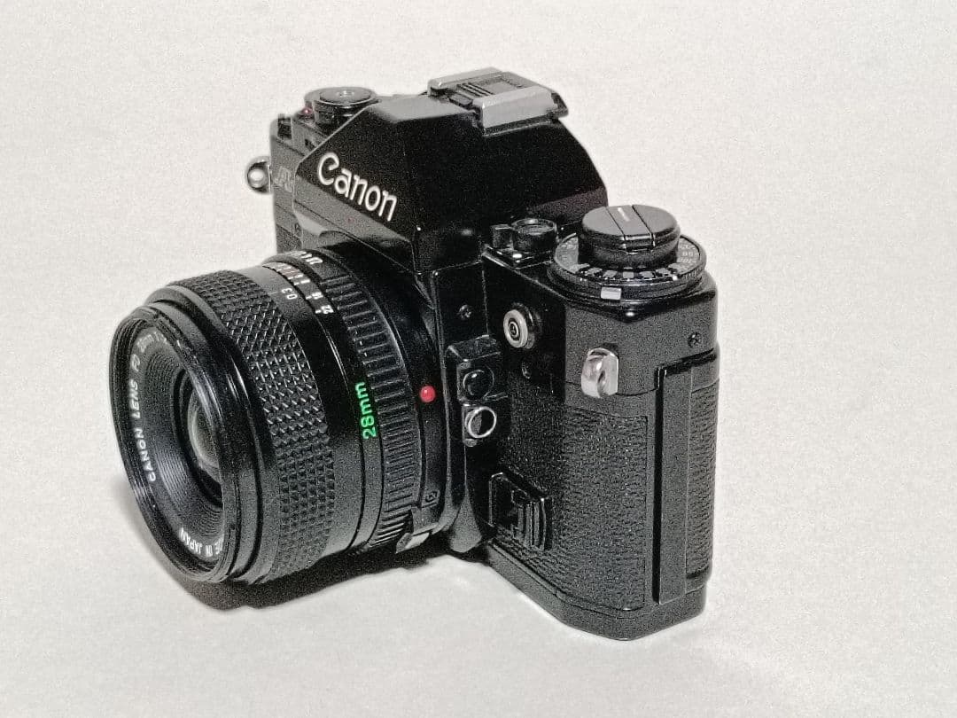 Canon A-1 ブラック 28mm f/2.8レンズ付き