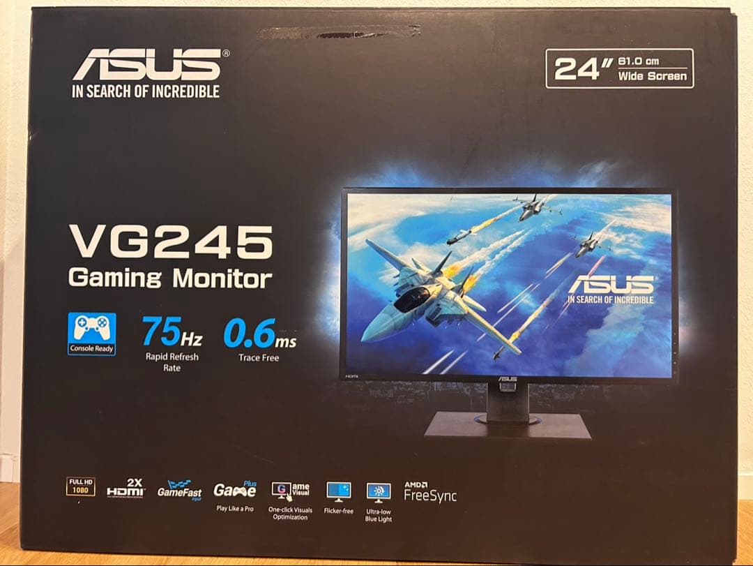 ASUS VG245 24インチ ゲーミングモニター