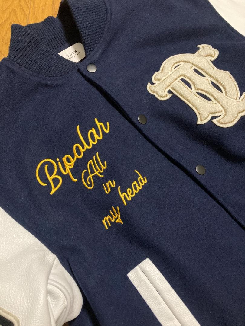 [TAIN DOUBLE PUSH] 22AW BIPOLAR スタジャン L