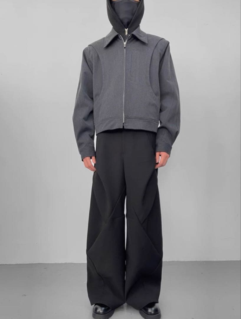 【美品】BAOVICTO 23SS 変形ワイドパンツ ブラック サイズ1