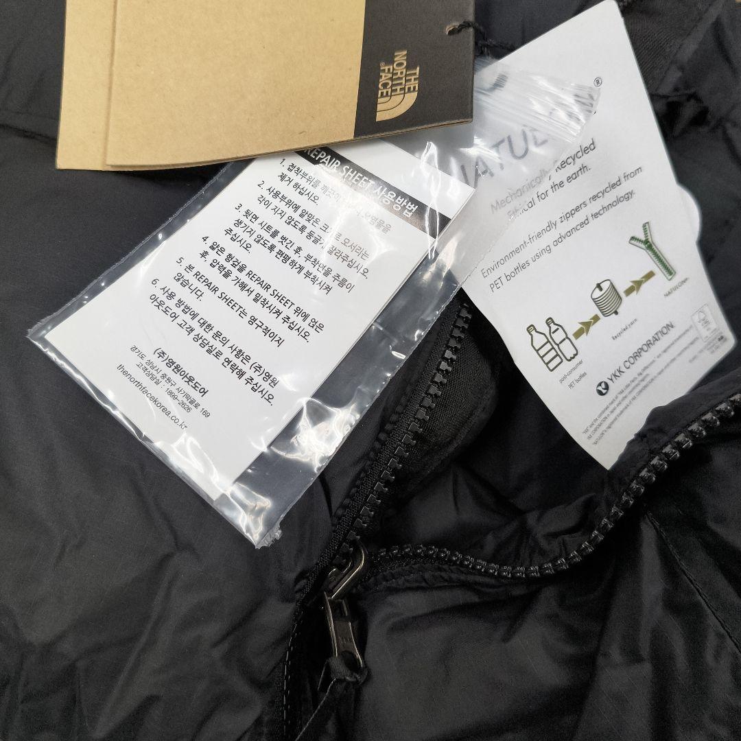 未使用 THE NORTH FACE ブラックダウンジャケット 海外製