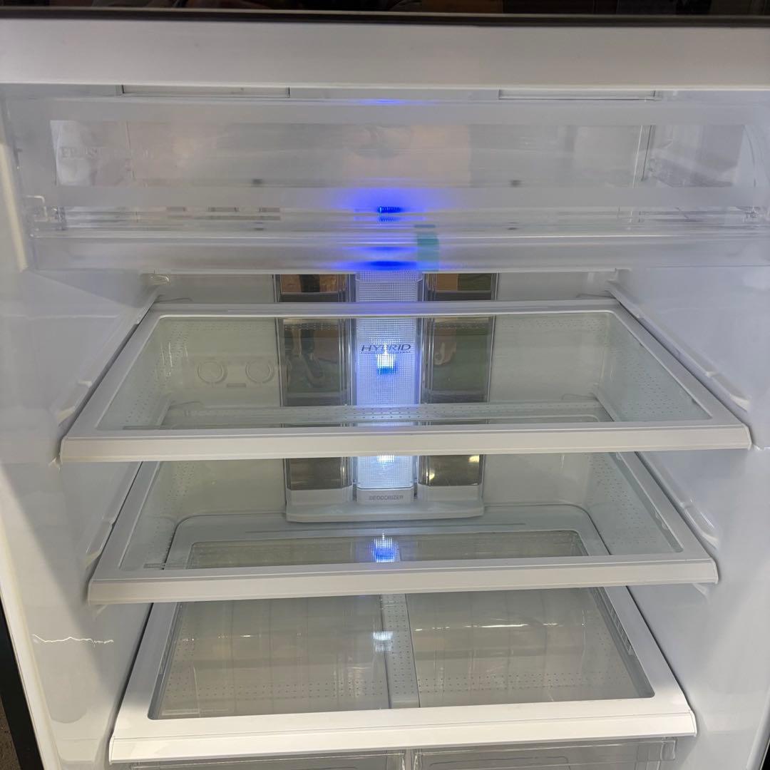 71　黒　冷蔵庫　SHARP　大型　500-600ℓ　右開き　安い　設置無料