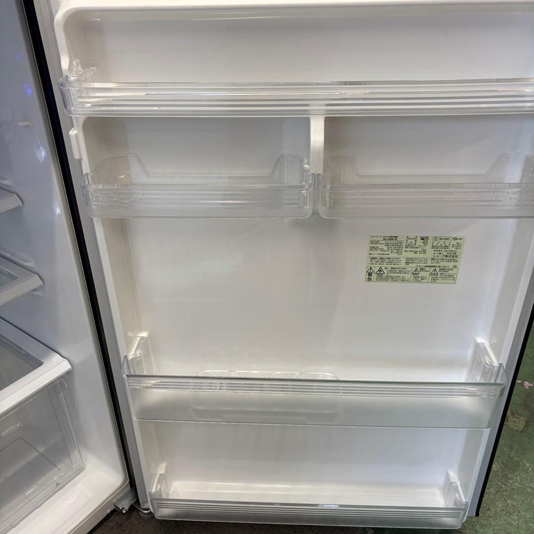 71　黒　冷蔵庫　SHARP　大型　500-600ℓ　右開き　安い　設置無料