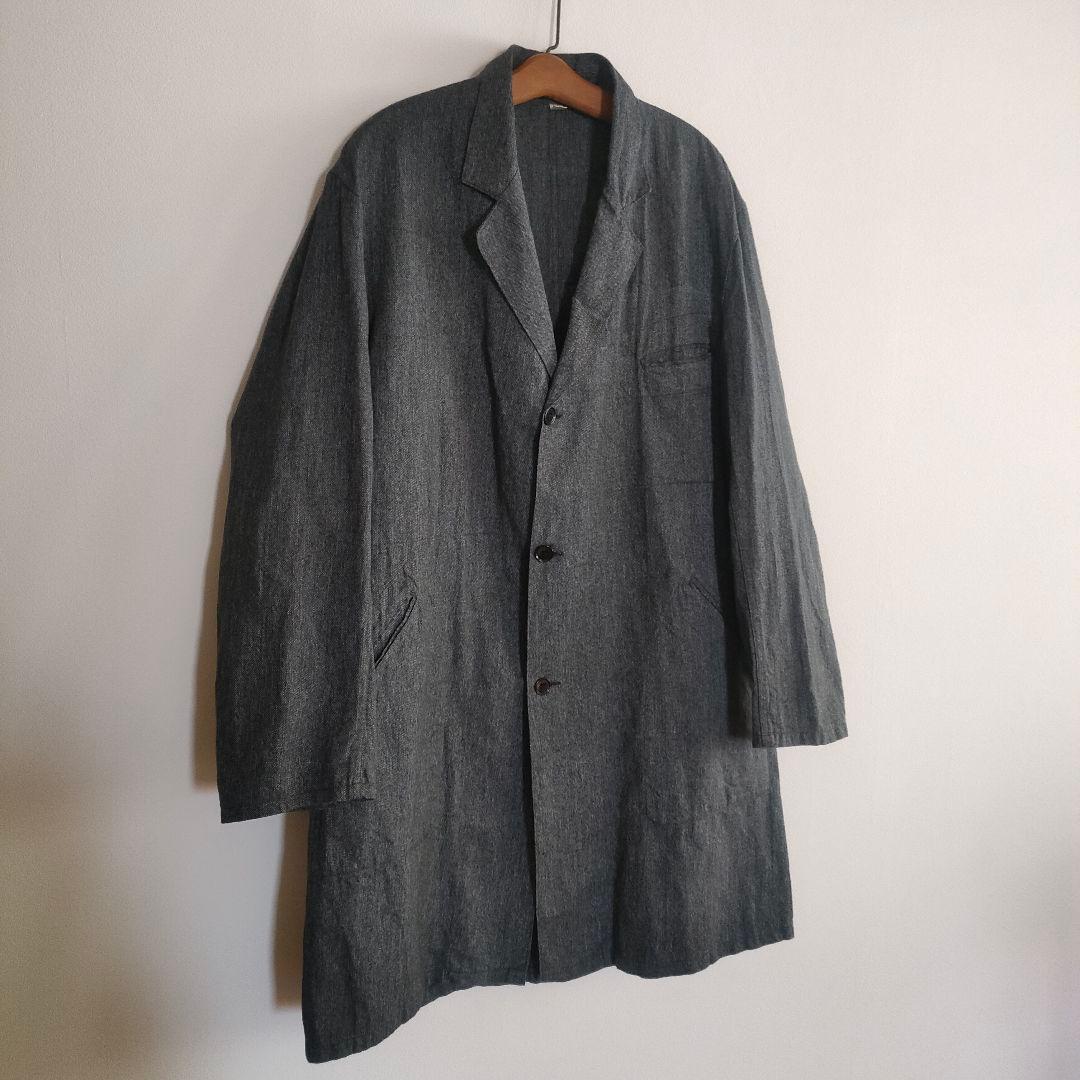ジャケット・アウター 1950s french black chambray atelier coat